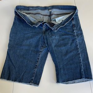 Loft Size 14 Denim Bicycle Bermuda Shorts